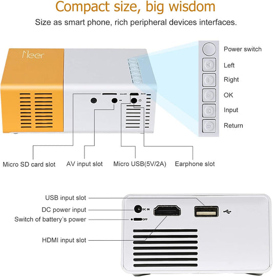 Mini Portable Projector | بروجيكتور محمول صغير