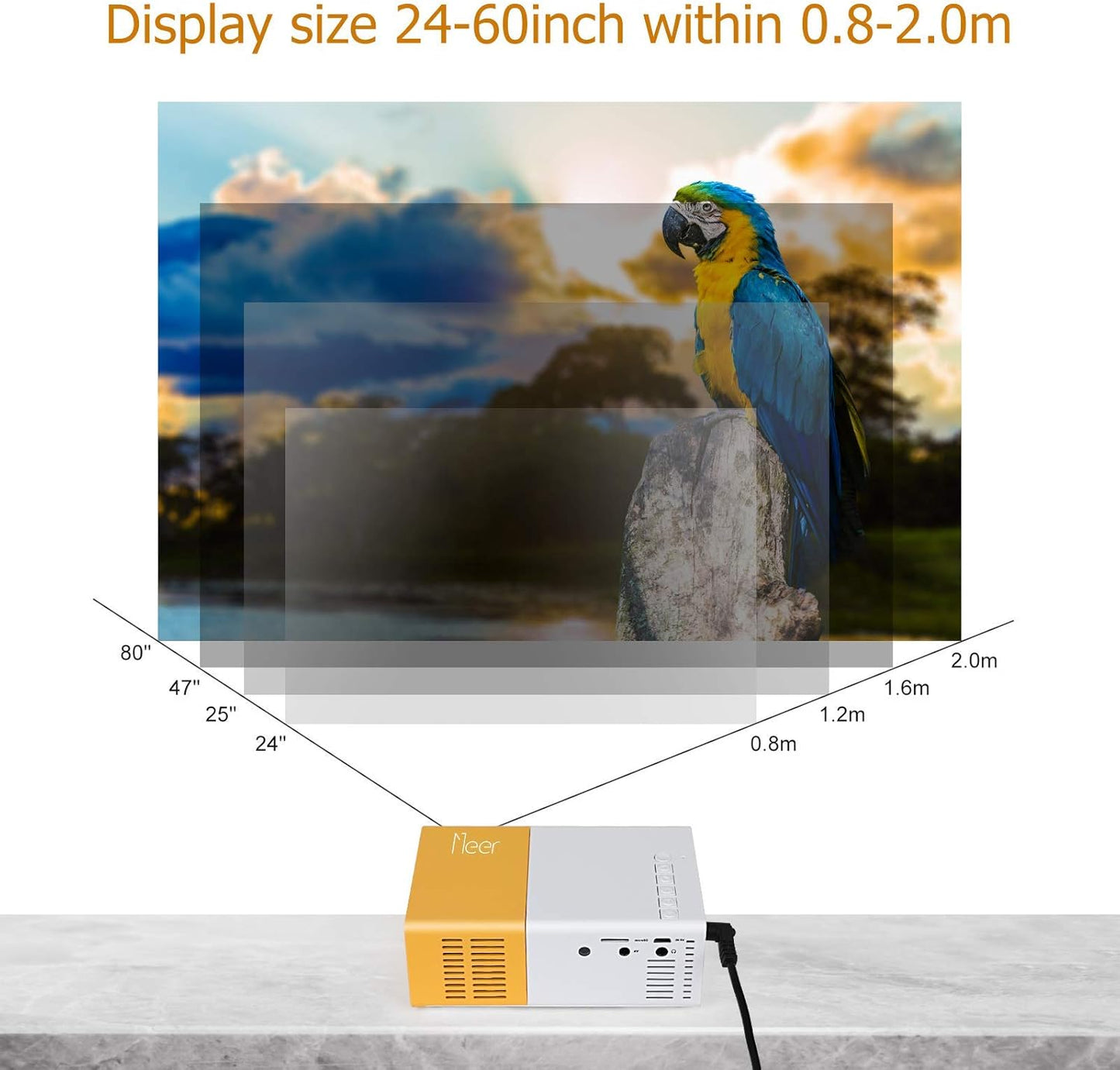 Mini Portable Projector | بروجيكتور محمول صغير